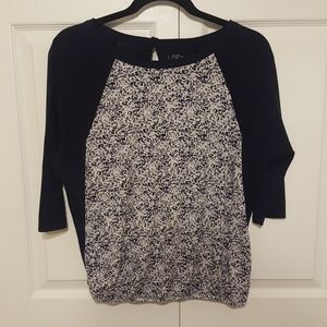 LOFT 3/4 sleeve knit top